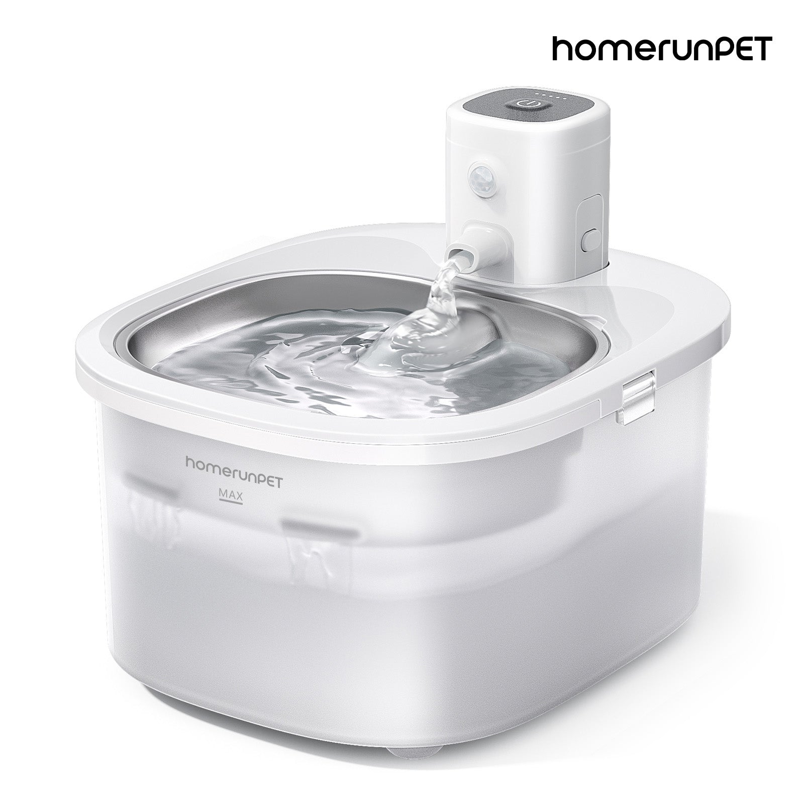 Wireless Stainless Steel Pet Water Fountain BF25M