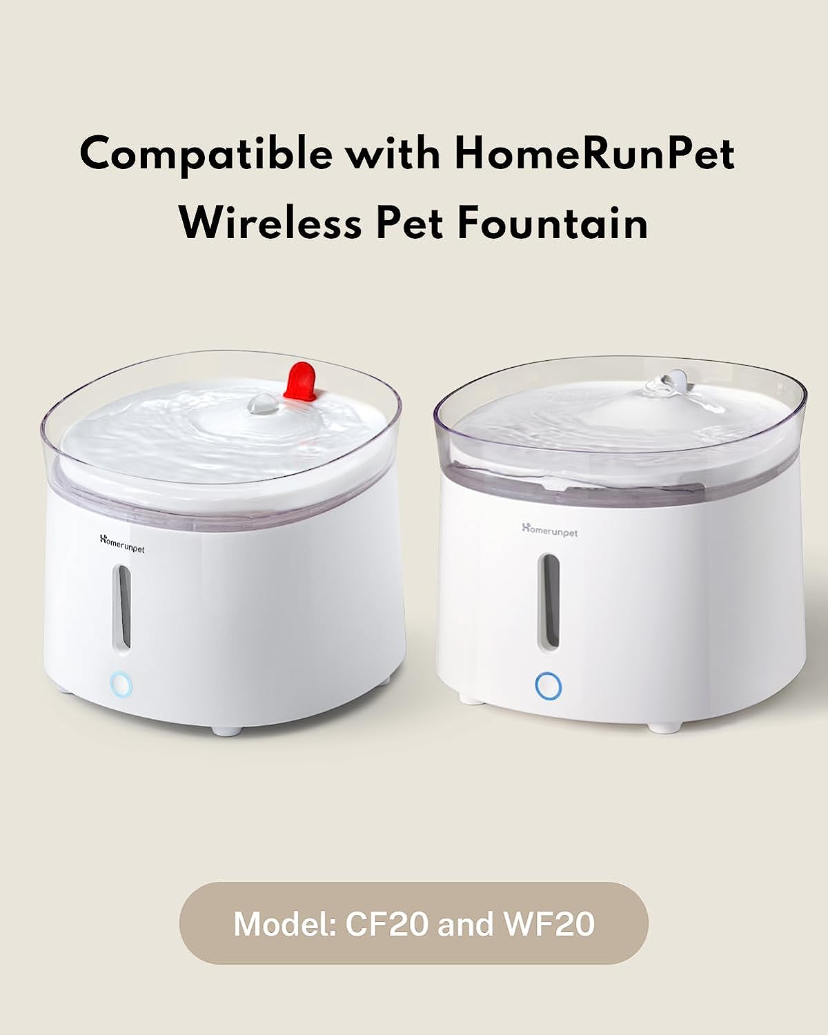 Self-Cleaning Wireless Pump Compatible with Model CF20
