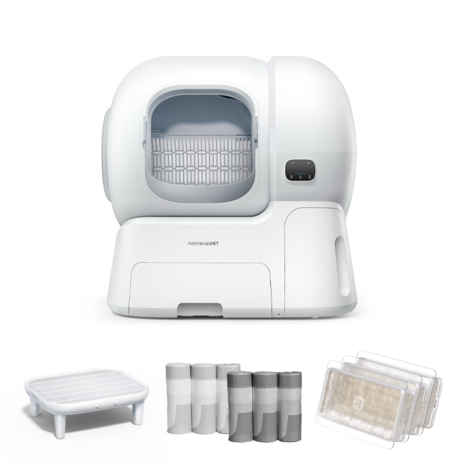 Cat Litter Box CS106 All-in-One Starter Bundle