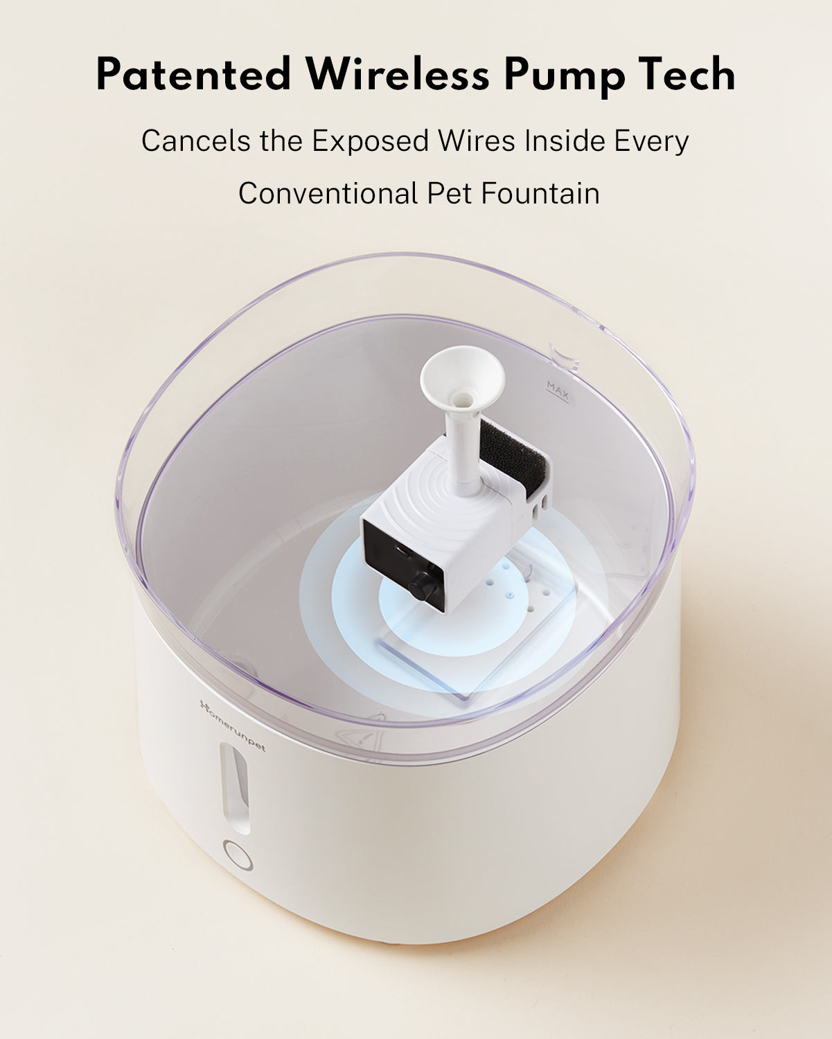 Wireless Pump for WF20/CF20/BF10 Pet Fountain