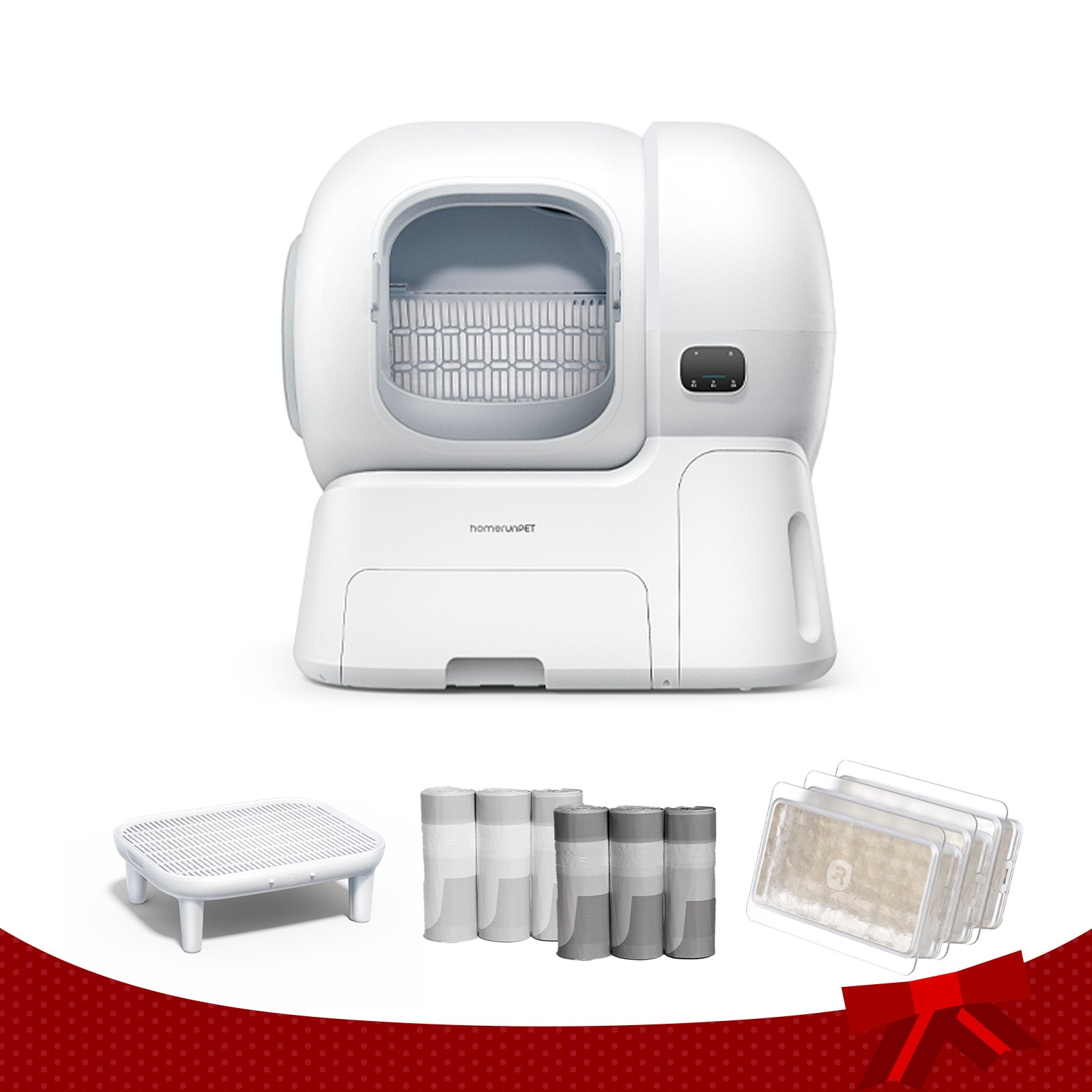 Cat Litter Box CS106 All-in-One Starter Bundle