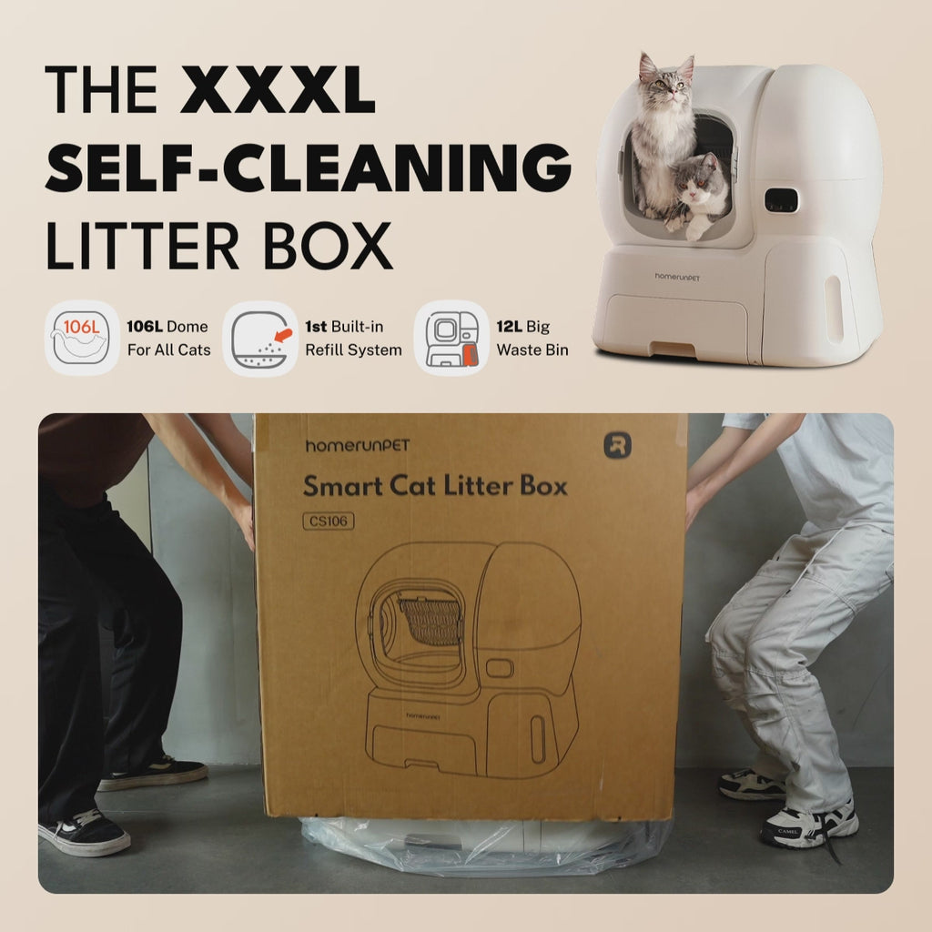 homerunPET CS106 Extra large space for bigger cats.