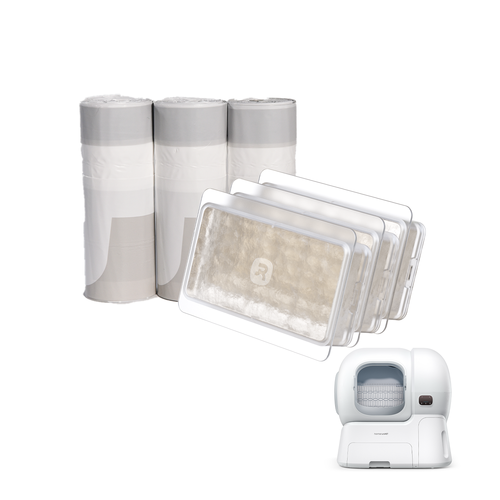 Waste Bags & Fresh Gel Deodorizer Lite Bundle